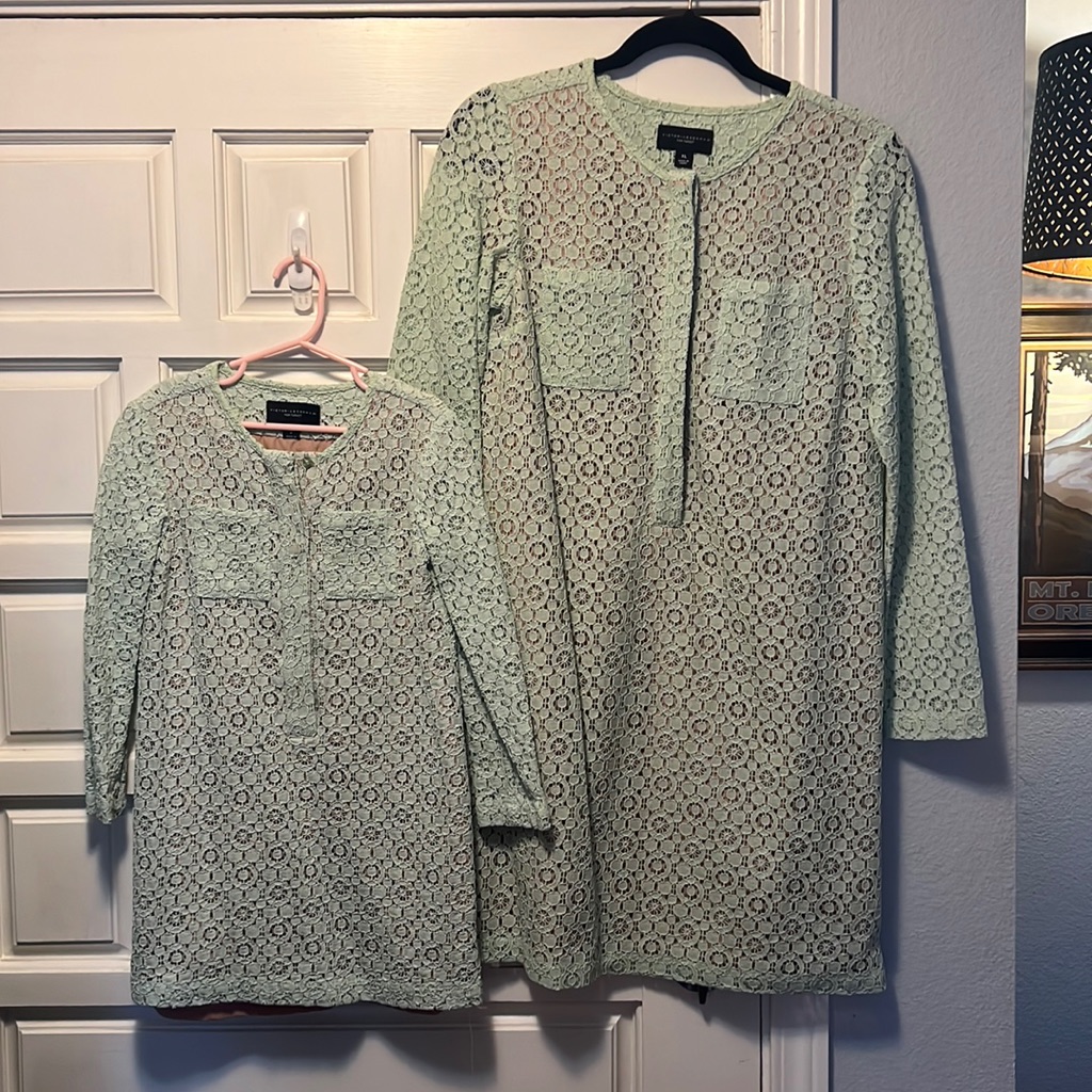 Matching Mint Easter Dresses